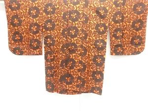 未使用品　花唐草模様道中着